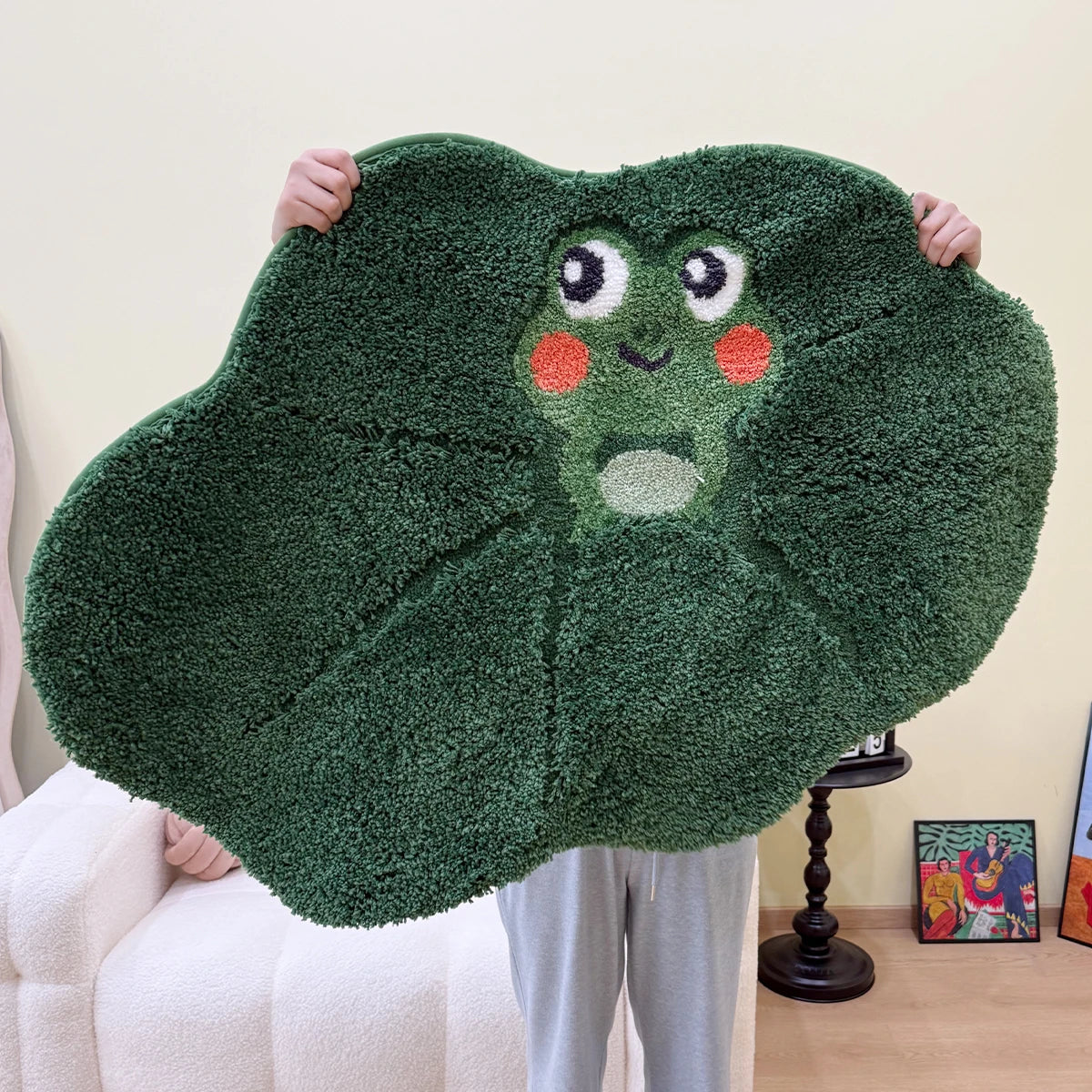 Green Frog Rug