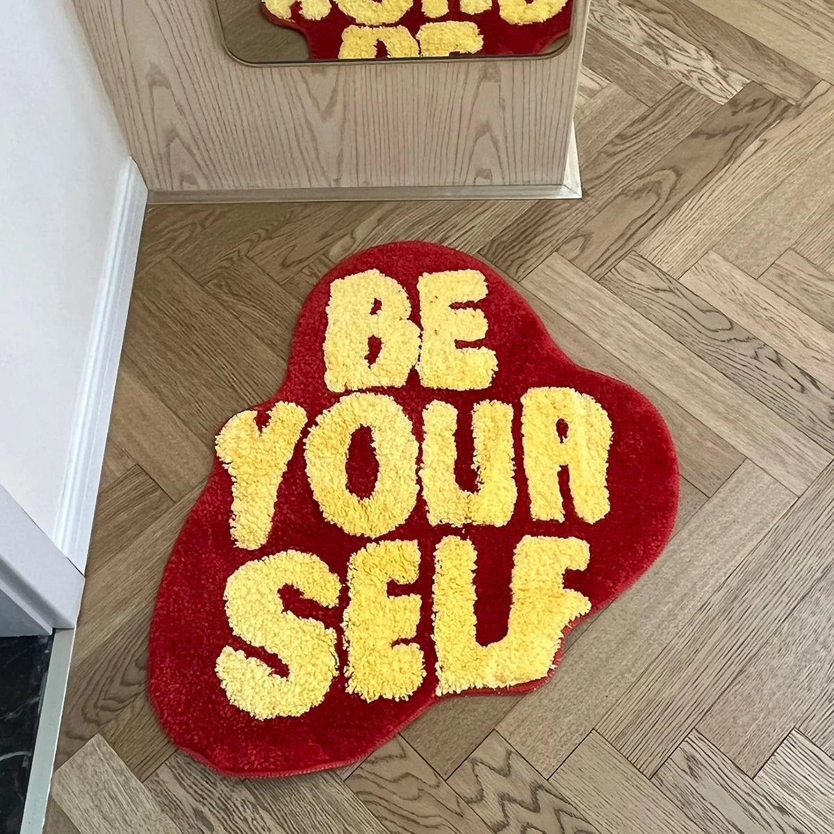 Be Your Self Shape Tufted Rug