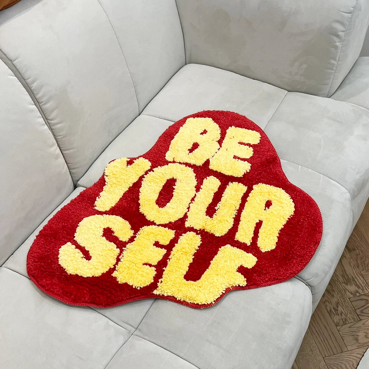 Be Your Self Shape Tufted Rug