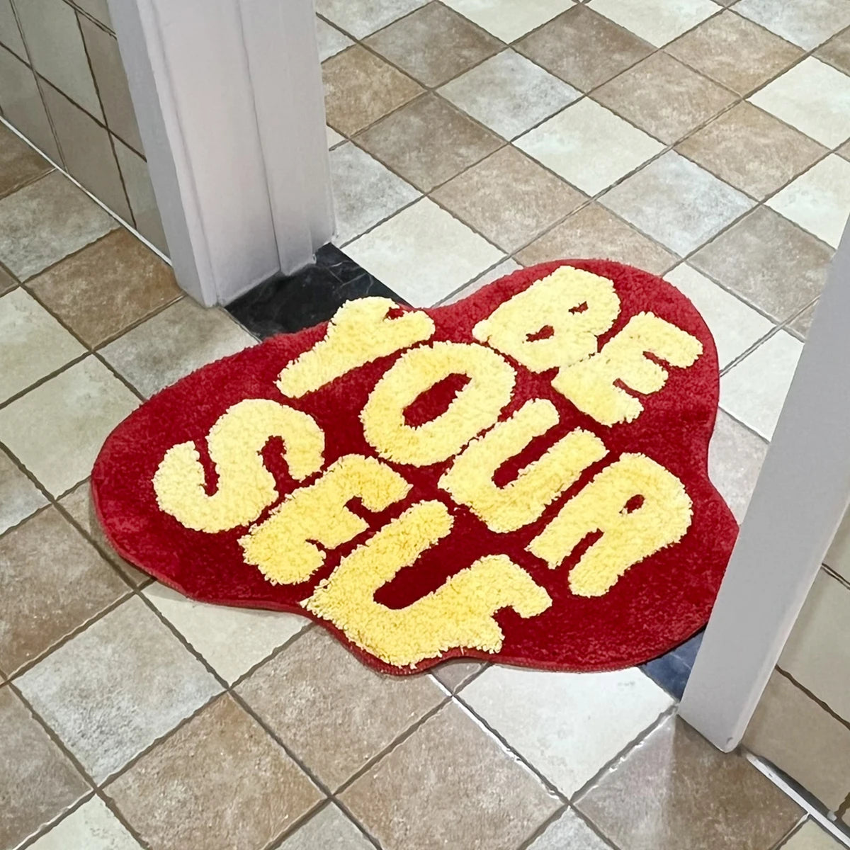 Be Your Self Shape Tufted Rug