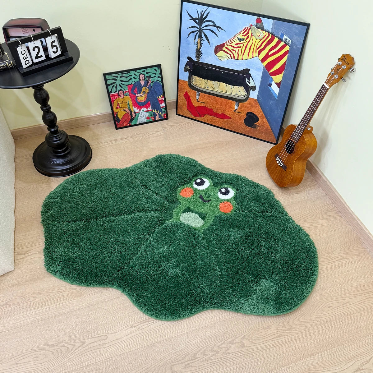 Green Frog Rug